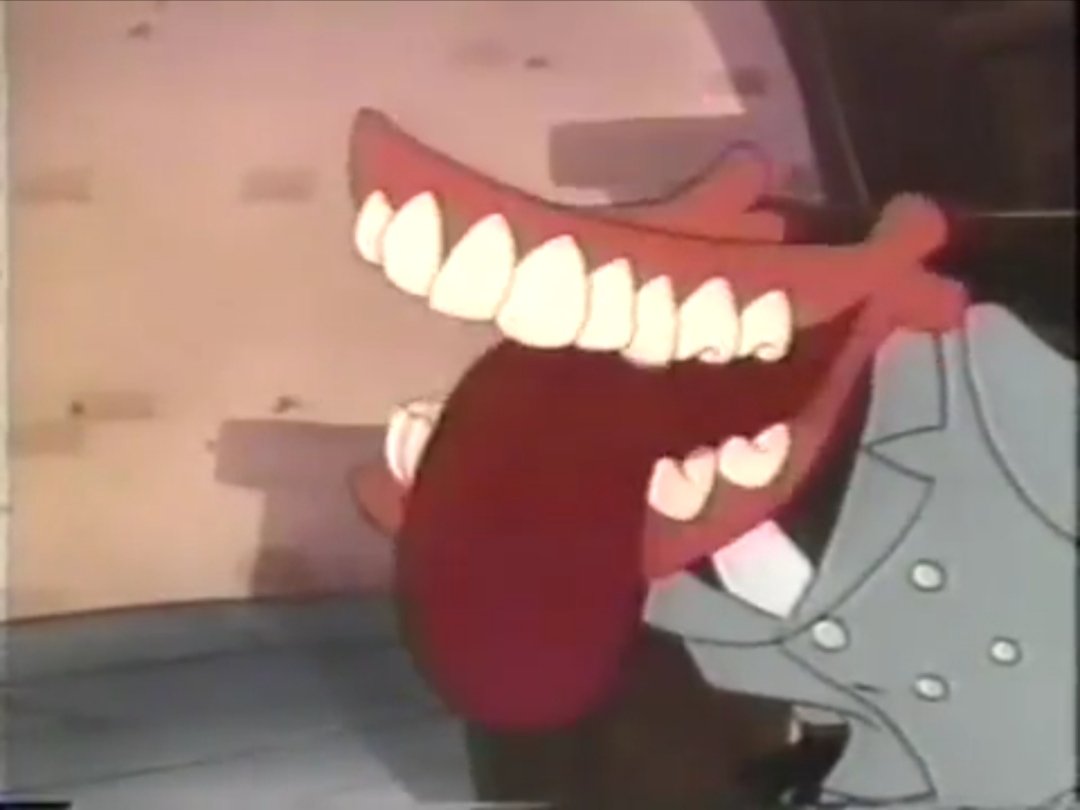 Zebracorn_chan's tweet photo. I've found Caine's father in an old cartoon from the 90s. /j

His name is Al Dente and he's a character from the cartoon Beetlejuice; he appears in the episode 14 "Ear’s Looking at You" from the fourth season. #TADC #TheAmazingDigitalCircus https://t.co/TY62UpgWsy