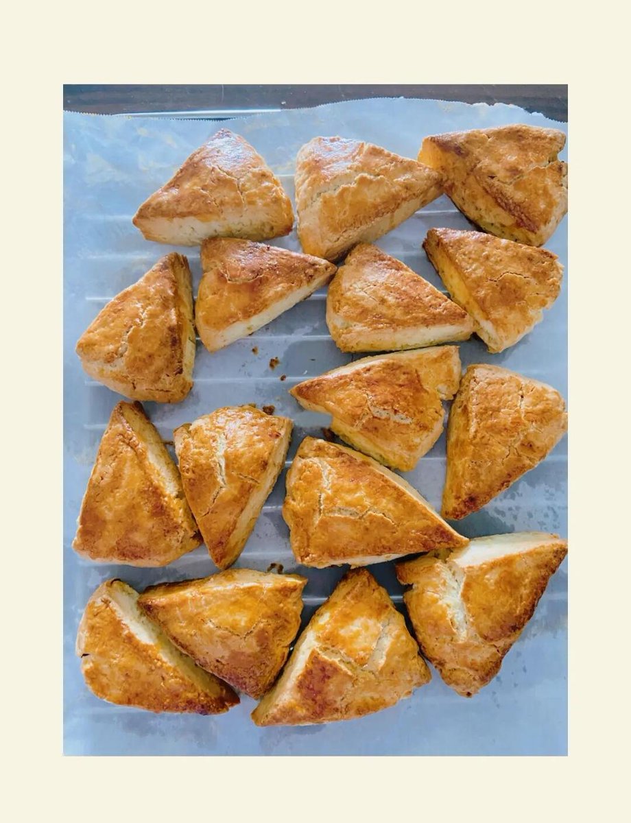 Phmorel's tweet photo. Neighborly win today! Shared my homemade lemon scones with the family next door, and they lent me their electric drill when I hung new curtains. Small kindnesses make our block feel like home! https://t.co/6eKAHshxmH