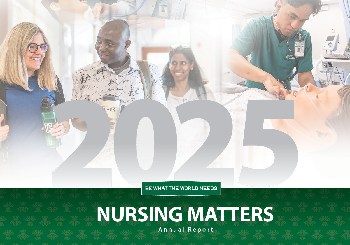 uSaskNursing's tweet photo. Nursing Matters 2025 is live!

Join us in reflecting on our accomplishments and inspiring stories from 2025 in Nursing Matters, our newly released annual report, highlighting a year of growth, innovation, and impact.

View the annual report: https://t.co/XhaMikMKfy https://t.co/AZPDjsjwSa