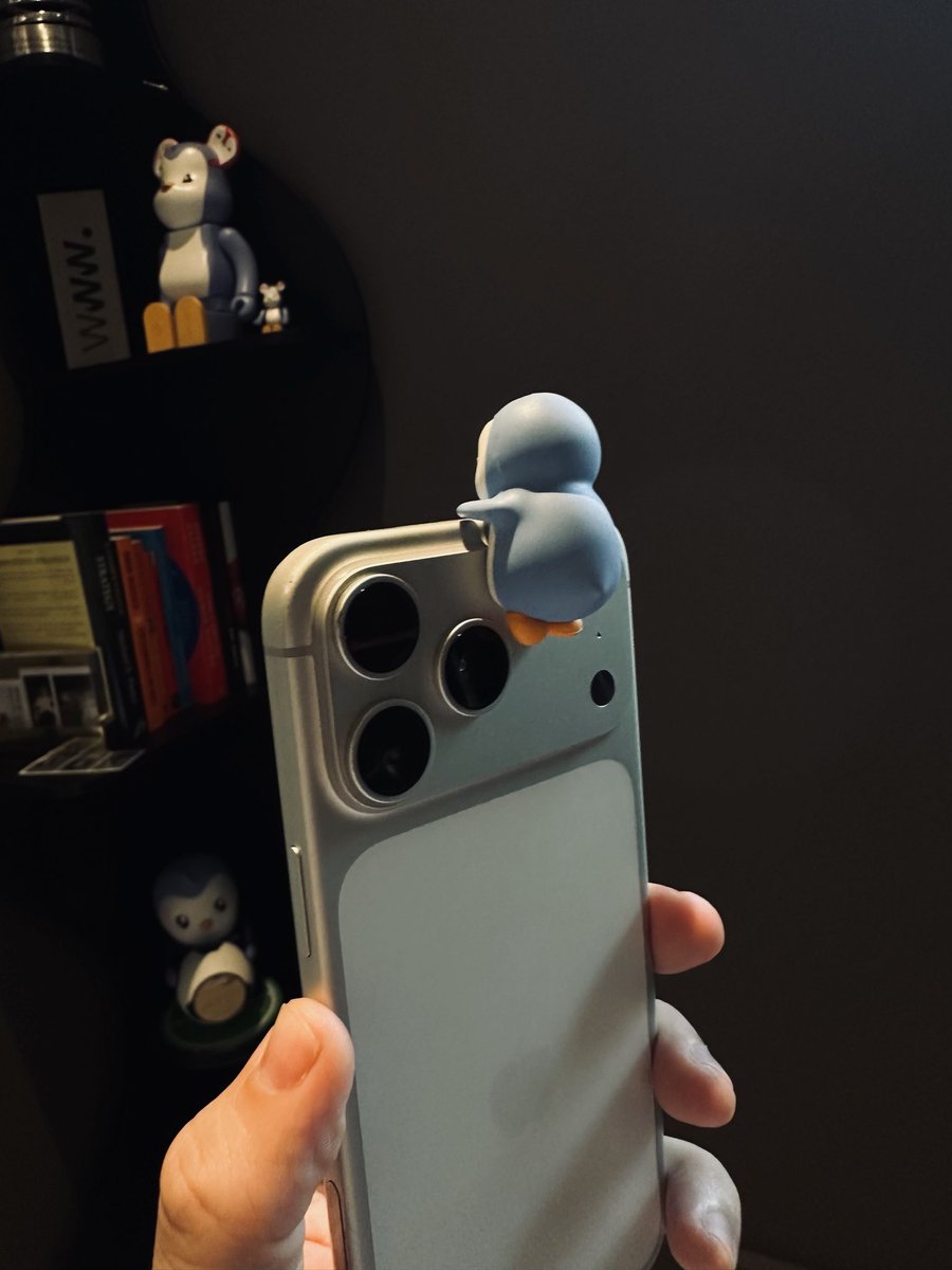 chefgoyardi's tweet photo. I’ve been stress testing the adhesive on this charm and it’s been holding up really well. 

One of my favorite Pudgy accessories 🐧 https://t.co/03EDQ7bwyu