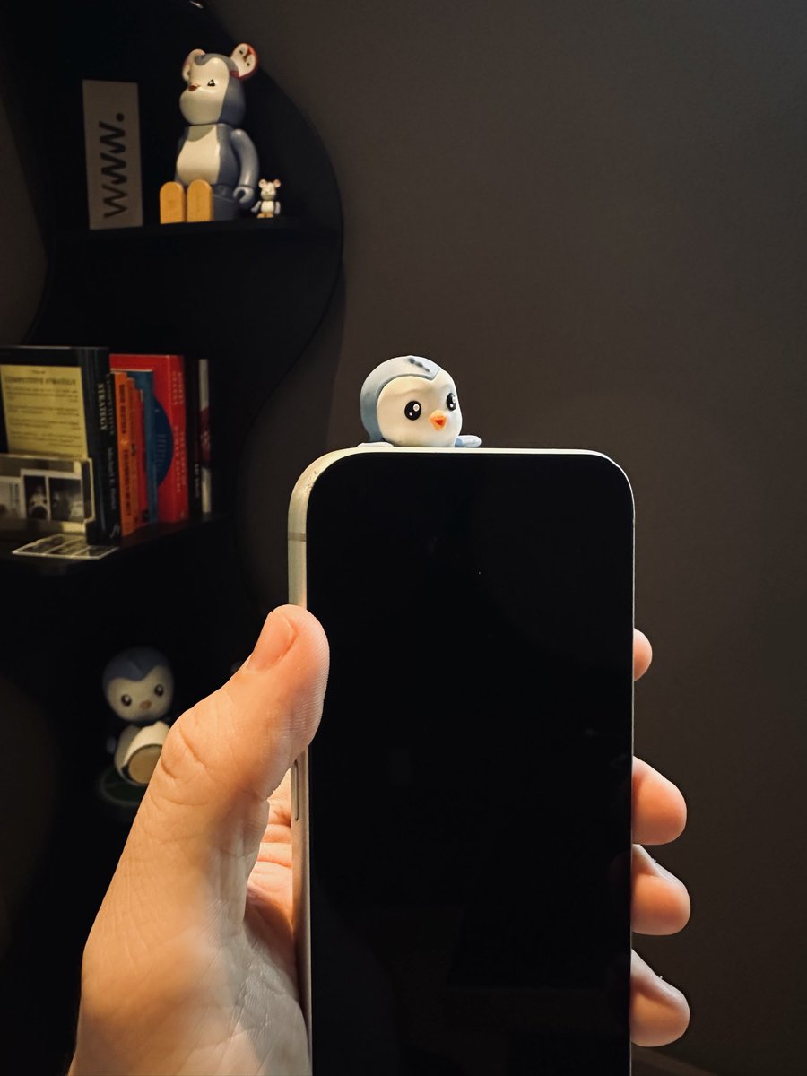 chefgoyardi's tweet photo. I’ve been stress testing the adhesive on this charm and it’s been holding up really well. 

One of my favorite Pudgy accessories 🐧 https://t.co/03EDQ7bwyu