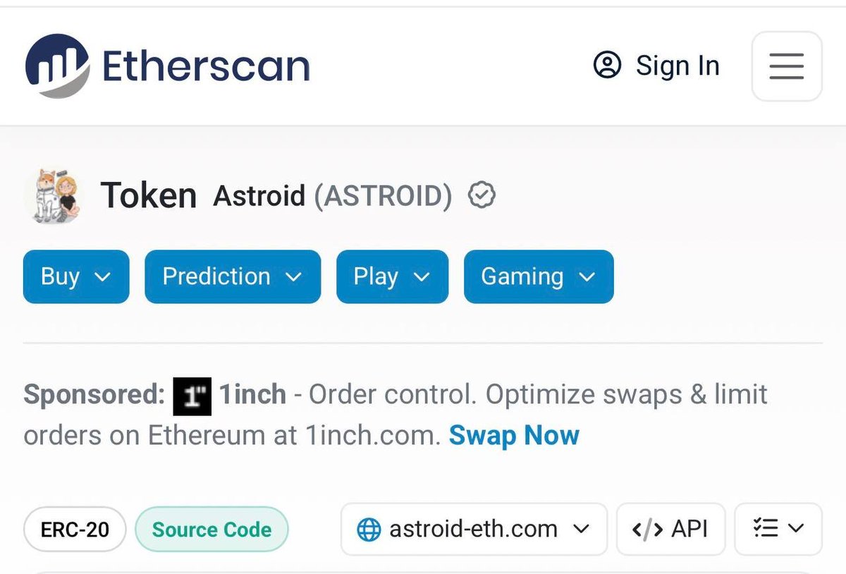 AstroidERC's tweet photo. Etherscan is updated!

https://t.co/oPk5oZ4DJE https://t.co/VTVKv3sUxS