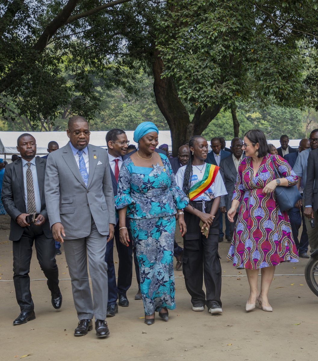 UNICEFcongoBZV's tweet photo. Journée de l’enfant africain 2026 : avec le Ministère des Affaires Sociales, nous réaffirmons que l’accès à l’eau, à l’assainissement et à l’hygiène est un droit fondamental. À Brazzaville, le forage lancé au CIREV incarnera cet engagement chaque jour.
#PourChaqueEnfant @UN_Congo https://t.co/GAvq7xrv3r