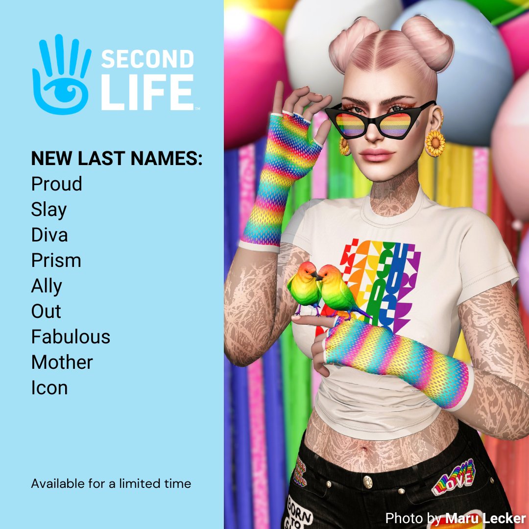 Second Life tweet media