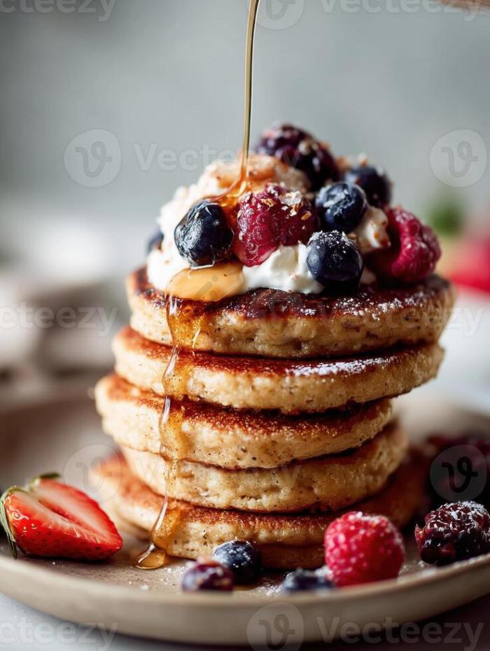 lksdjifdijf's tweet photo. Just wrapped a cozy breakfast of fluffy pancakes drizzled with maple syrup + a side of fresh berries—perfect way to kick off a lazy Saturday! https://t.co/qBsvUOwXif