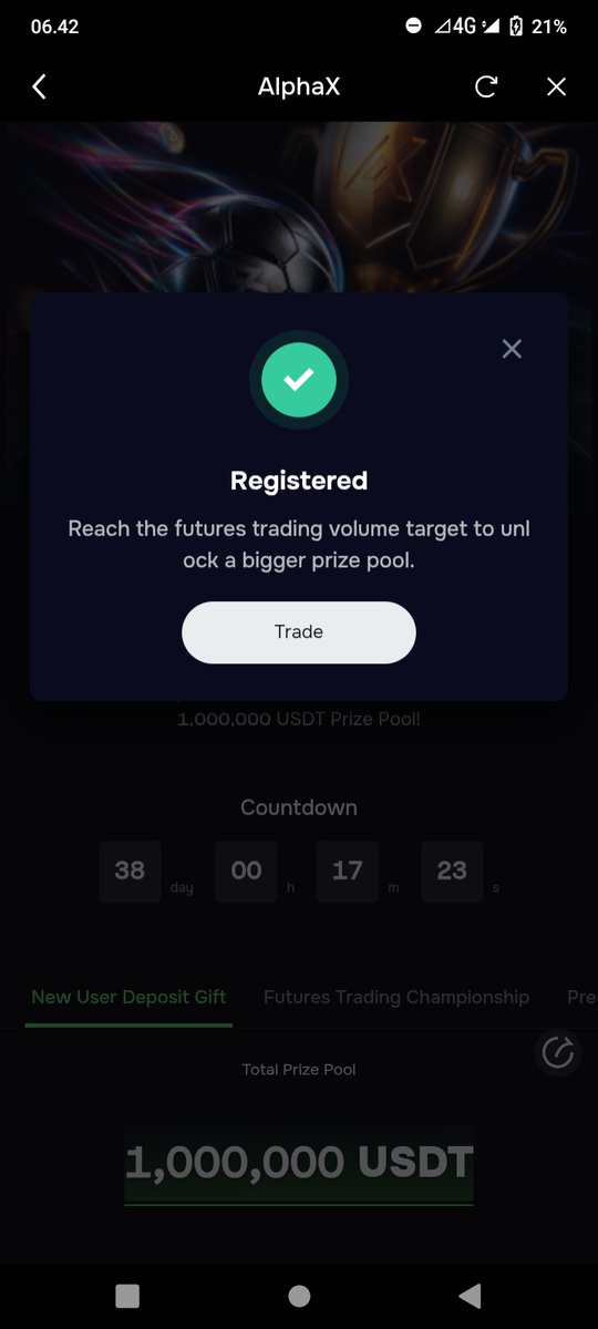 SamudioHang1's tweet photo. @AlphaX_DEX UID: 2711180
Thanks for
@AlphaX_DEX
for giving away prizes to the community and I hope to be one of the lucky ones🎉📷
@Asiayahh
@diankasmi
@Akbarwaas https://t.co/N7zzD5LVnq