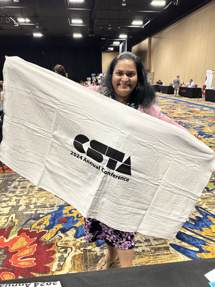 smj2it's tweet photo. CSTA @ EdCon https://t.co/toNKYqs5Zc