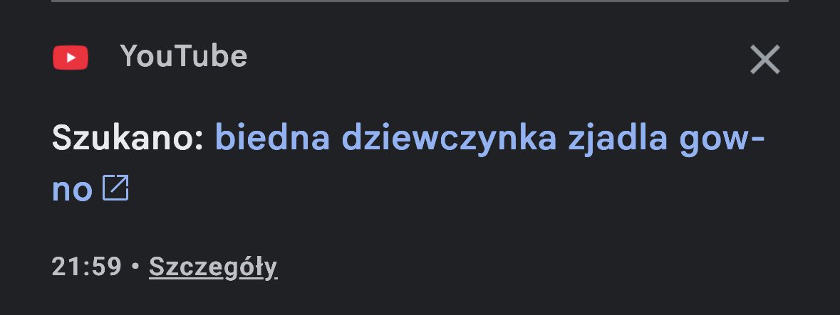 lxvuraa's tweet photo. kurwa mac moje wyszukiwanie sprzed 10 lat, jak ja mialam najebane we lbie https://t.co/KSQQjTxUHA