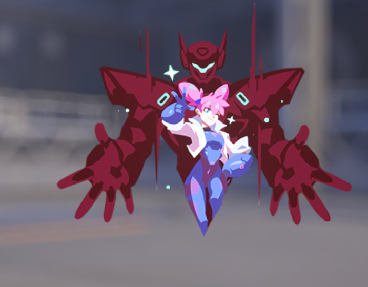 Karmakku's tweet photo. This has to be a future Dva Skin https://t.co/06CyQXWj85