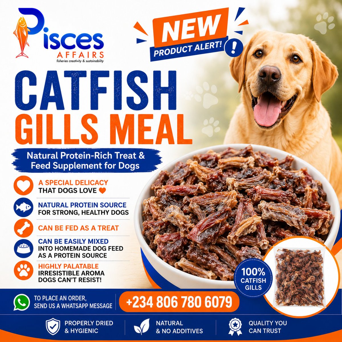 IsaaacTaiwo's tweet photo. No additive. 100% natural fish protein!
To place an order, send us a WhatsApp message here: https://t.co/eRQzM4nYLR https://t.co/UatMgqT2v3