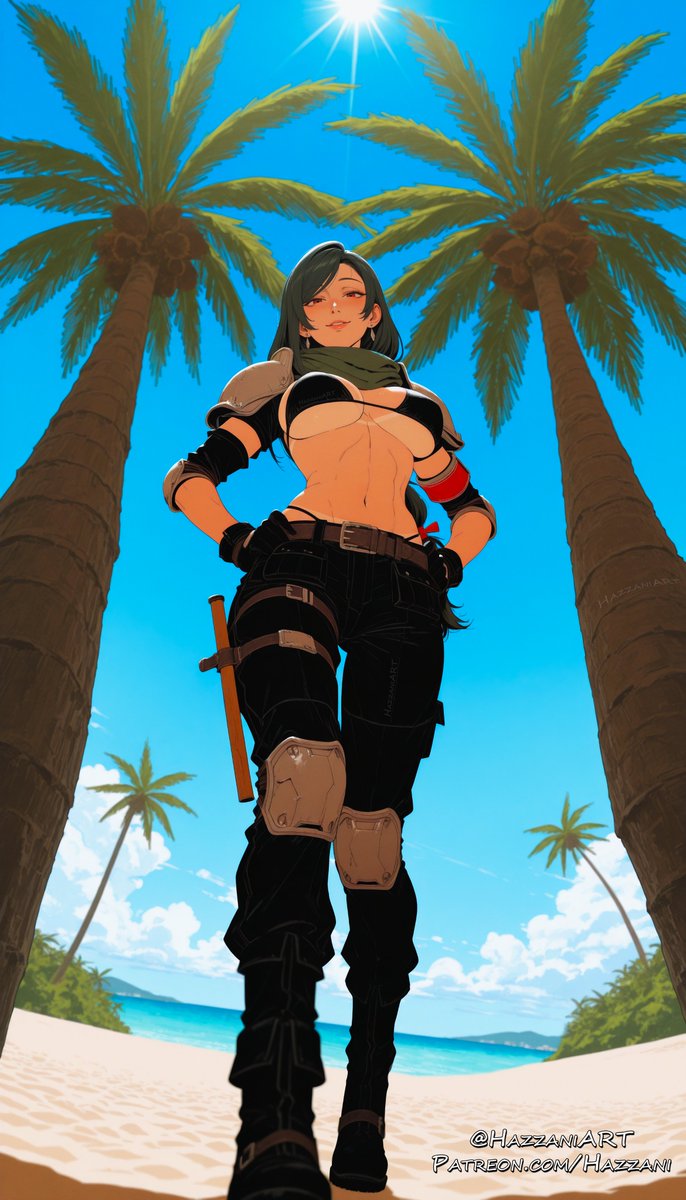 HazzaniArt's tweet photo. Tifa - Final Fantasy VII https://t.co/lOp3GmT9bA