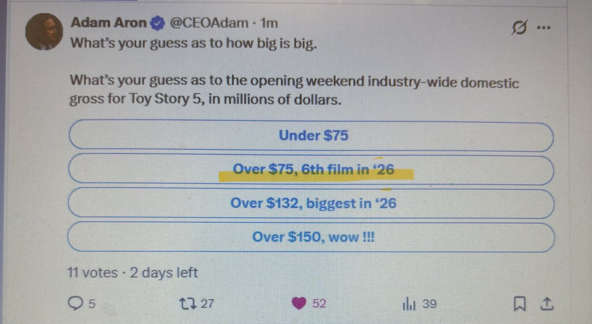 GUARDIAN10082's tweet photo. @CEOAdam is trying to draw attention to this.  In the first post, he wrote “in ‘26.”  But he deleted.

In the second post, he intentionally spelled it incorrectly……”inn ‘26,” but did not delete the error.  He did this to draw attention to that line.

6/26
$75 (not $AMC) https://t.co/0EKK0AzRaQ