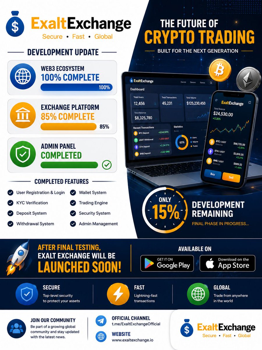 Exalt Exchange tweet media