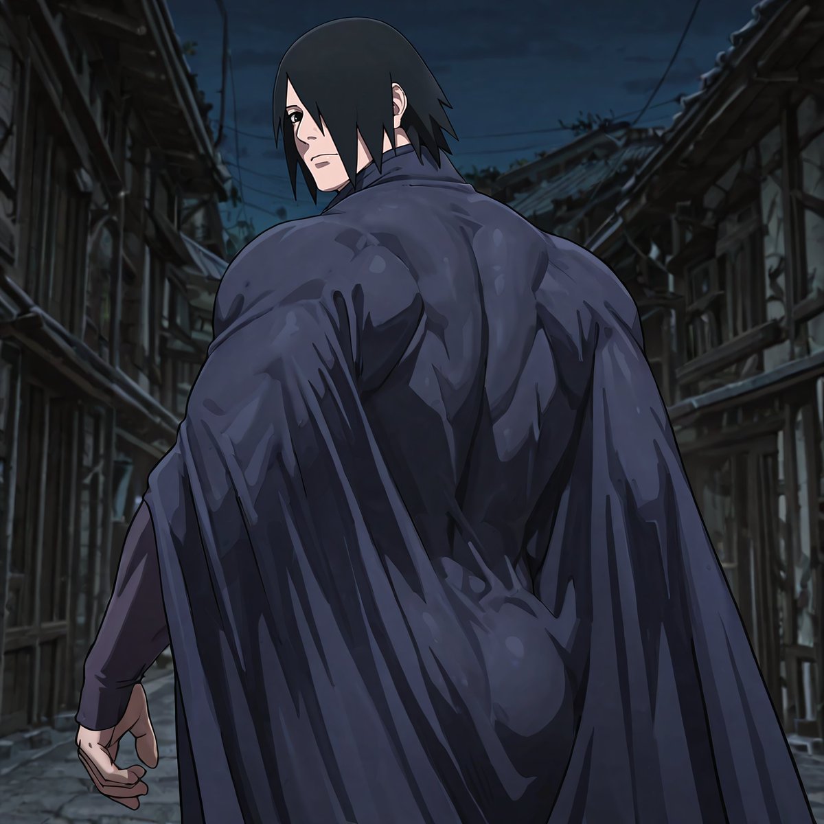 Slob_AI_men's tweet photo. Sasuke | Slob AI Men https://t.co/XOsz8B6dil https://t.co/T4hYuL6tJ8