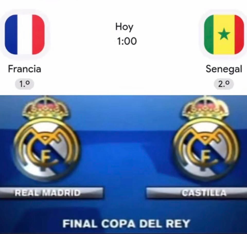 MartinoliCuri's tweet photo. Ya viene el Francia vs Senegal: https://t.co/0tpShglebm