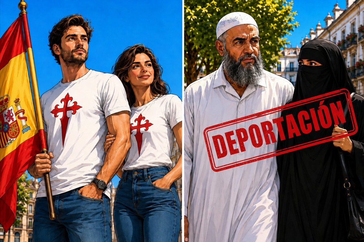 zombisaurio7's tweet photo. La Europa de los patriotas vencerá a los islamistas. 

Hay que echarlos a todos. ¿Estás de acuerdo? https://t.co/9ZOH6B0wXa