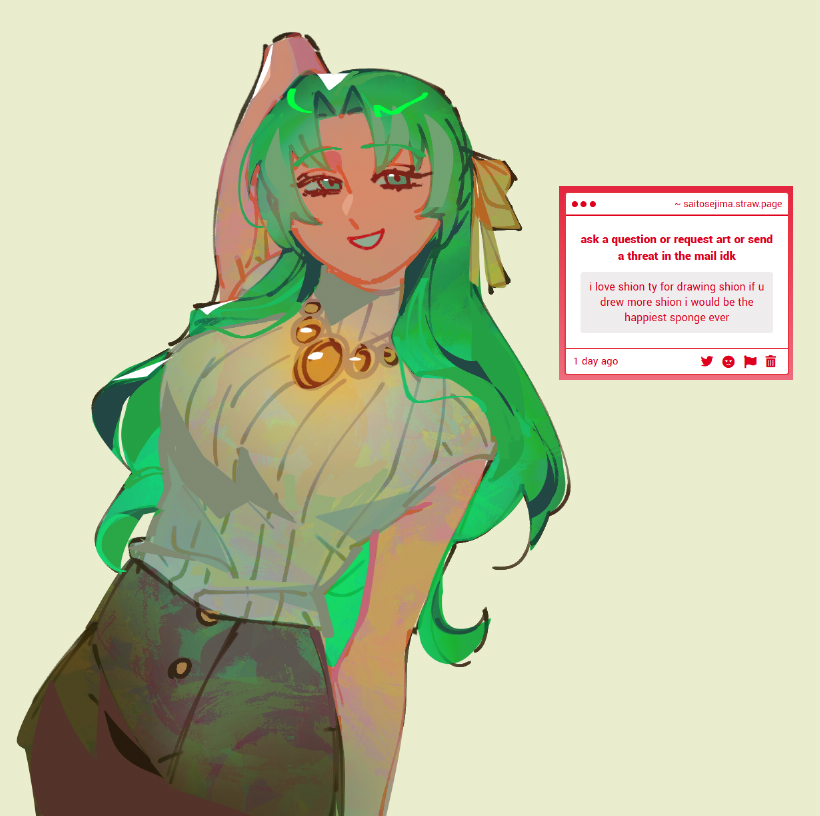 parasaitos's tweet photo. i've barely known her and i already love her so much and need more of her asap. i was already a huge mion fan and as soon as i was presented with Two Of Them my love for them both skyrocketed <3 https://t.co/qbqyJg3neD