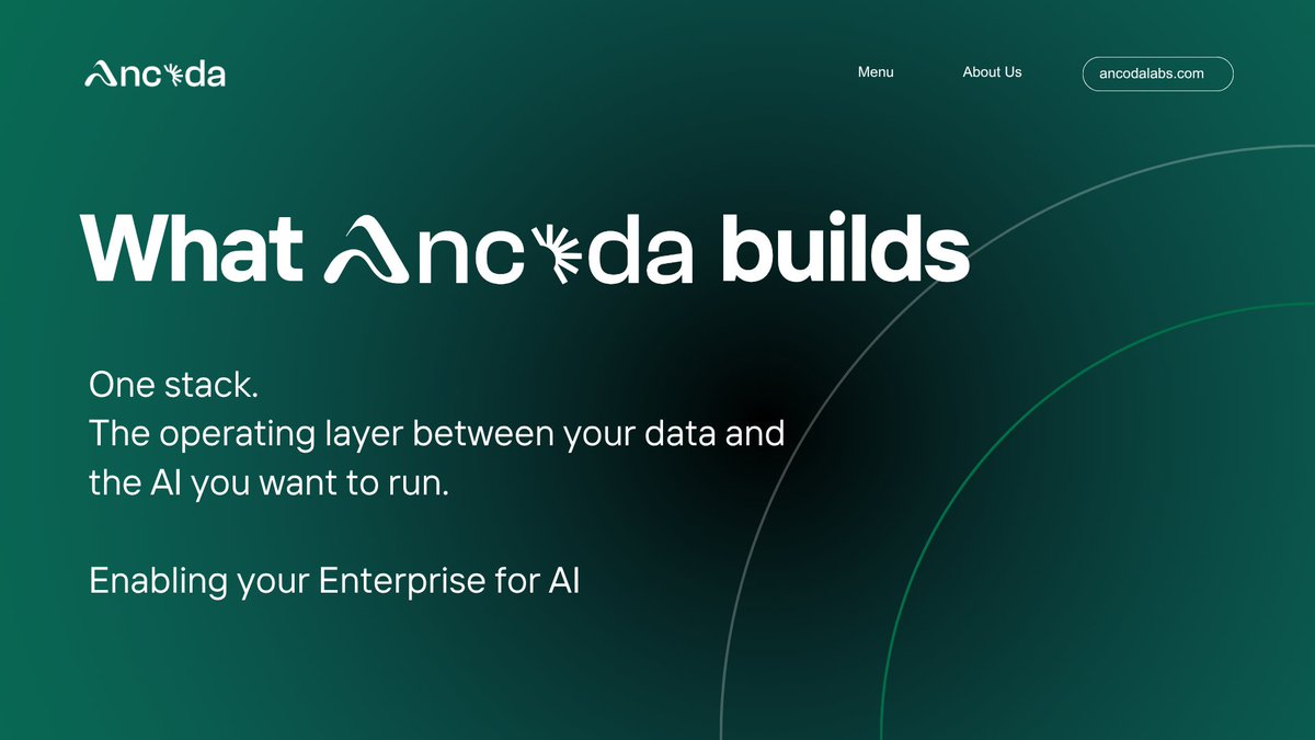 ancodalabs's tweet photo. This is what Ancoda builds. Seven layers. One stack. The operating layer between your messy reality and the AI you want to run. https://t.co/7BoXSE1O67
