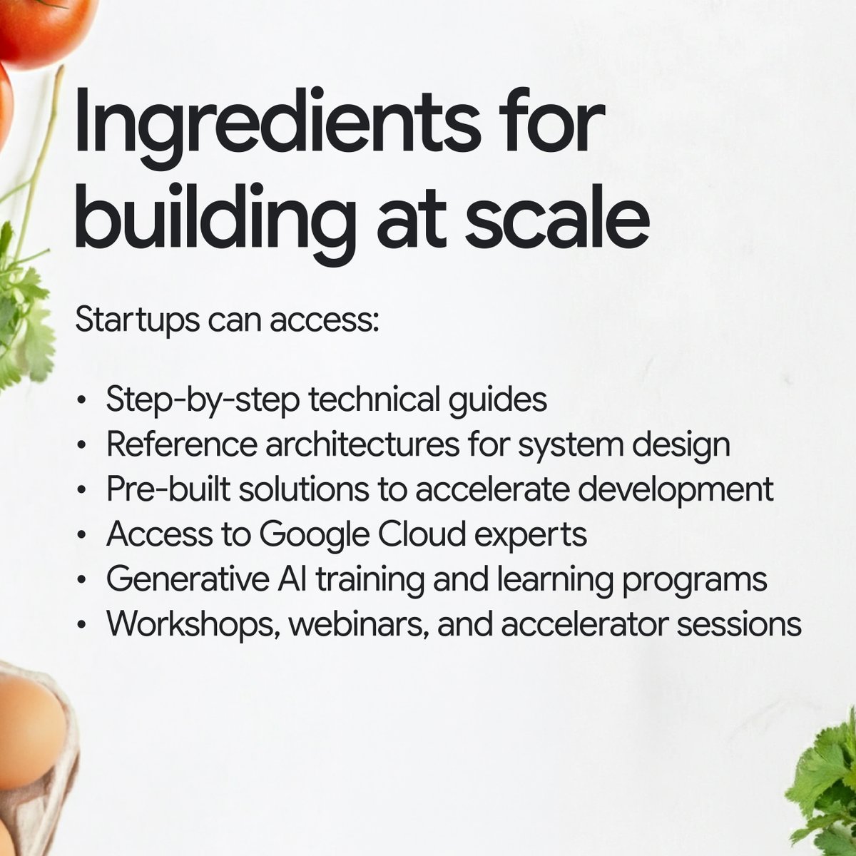 GoogleCloud_IL's tweet photo. Reference architectures, pre-built solutions, workshops, and access to Google Cloud experts.

Everything designed to help startups build faster, scale smarter, and move into production with confidence. https://t.co/MDCjuz4ONE