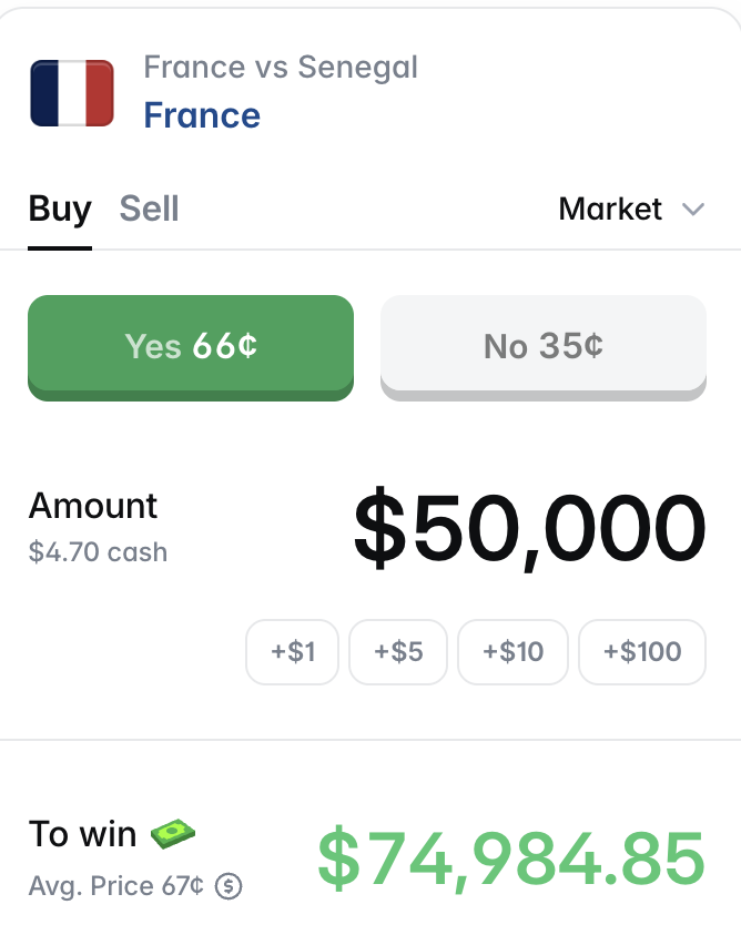 Jake_SX9's tweet photo. Daily Reminder that 76.1>74.9

@SX_Bet > @PolymarketSport 

The odds comparison cannot bet more clear. if you are a sports bettor/trader who cares about making money. You will make more on SX Bet than on Polymarket. https://t.co/DY5p8JGJaH