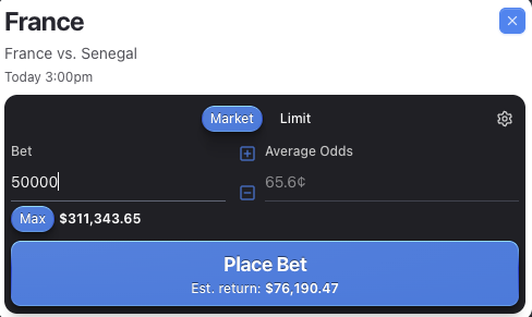 Jake_SX9's tweet photo. Daily Reminder that 76.1>74.9

@SX_Bet > @PolymarketSport 

The odds comparison cannot bet more clear. if you are a sports bettor/trader who cares about making money. You will make more on SX Bet than on Polymarket. https://t.co/DY5p8JGJaH