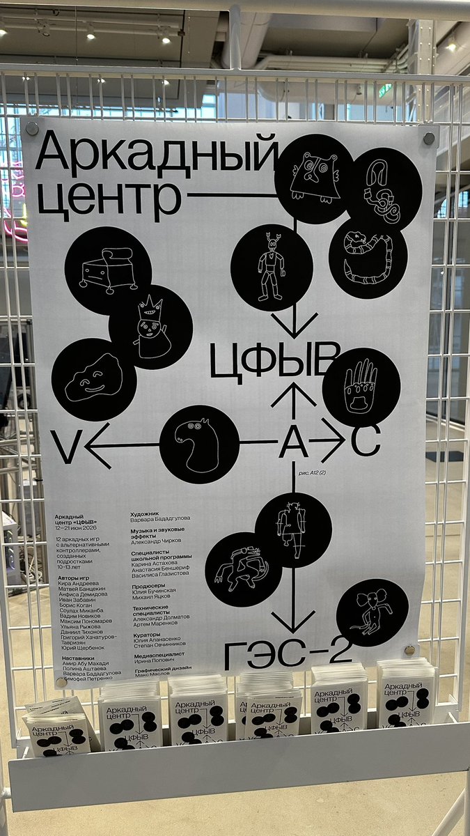 agarev's tweet photo. Сегодня зашел на выставку коллег из Школы Дизайна, где посмотрел на аркадные автоматы с оригинально реализованным управлением. Игра, где надо катиться по шоссе задавая направление с помощью антенны радиоприемника, будто ловя волну - неслабо так удивила. https://t.co/QkNBmDNsL1