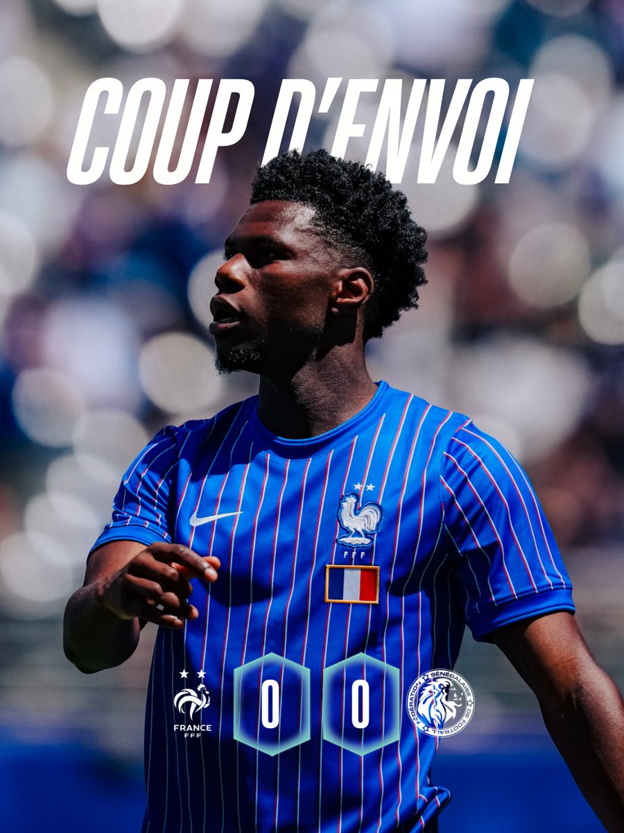 equipedefrance's tweet photo. LET'S GOOO ! 🇫🇷👊

Coup d'envoi de notre premier match de Coupe du monde 🌎

#FRASEN | #FIFAWorldCup https://t.co/CUWjwd525o