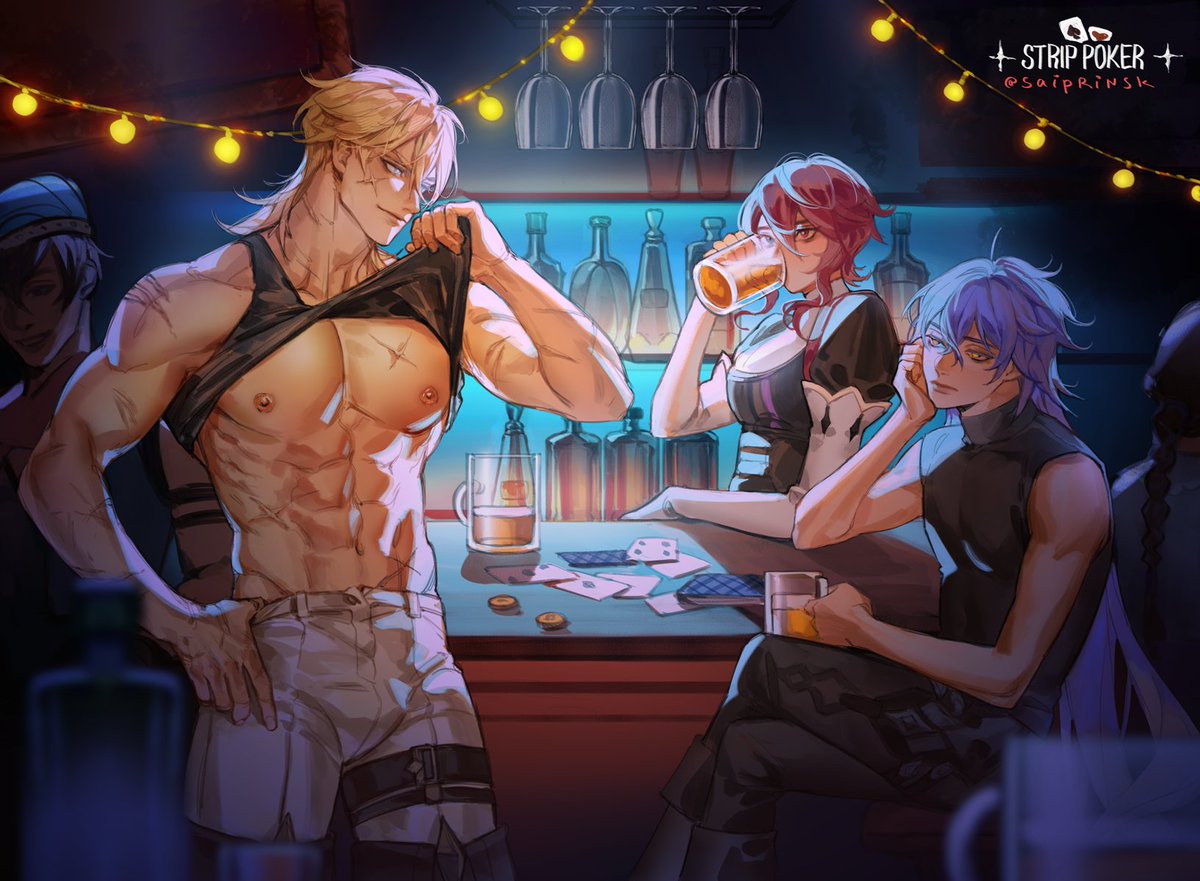 SaiprinSK's tweet photo. Strip poker 🤫
#varka #rosaria #flins https://t.co/lX2PDjeeQi