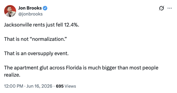 OpenNYForAll's tweet photo. Meanwhile, asking rents in other metros have been plummeting to the point where real estate interests and commentators complain about "over-supply" and "glut".

We can achieve this here in New York as well by legalizing and building more homes. https://t.co/rn9dl3rbUL