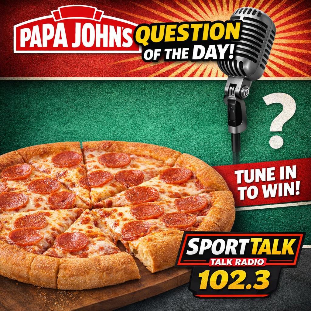 TalkRadio1023's tweet photo. Papa Johns Questions of the Day...

What is your favorite thing about soccer?

What is your least favorite thing about soccer? https://t.co/tmU3DX3IKB