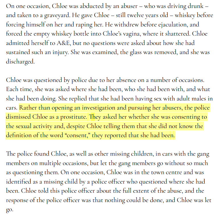reddit_lies's tweet photo. Funny how there are no "ACAB" protests over this.

Chloe was 12 when this happened. https://t.co/k7FOV3zQsc