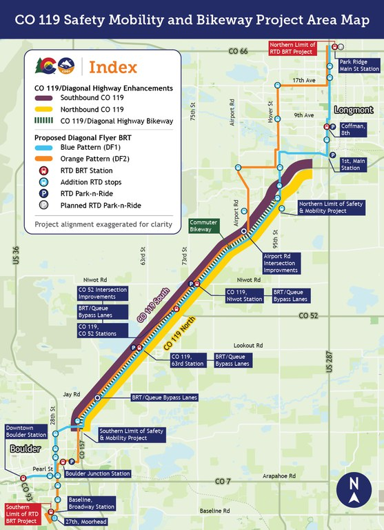 ColoradoDOT's tweet photo. #CDOT #News: Left turn lane closures at Hover Street/#CO119 intersection starting on June 14 in Longmont. Temporary traffic signal installation kickstarts Hover Street and CO 119 construction.
📰https://t.co/VX2QWG9iFm
#KnowBeforeYouGo #SlowfortheConeZone https://t.co/sIrGeJaxJu