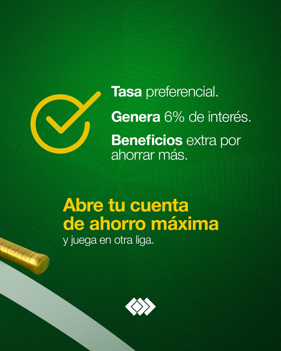 BancoCaribeRD's tweet photo. ¿Listo para ganar diferente? Abre tu Cuenta de Ahorro Máxima en cualquiera de nuestras sucursales y pon tus ingresos a trabajar por ti desde el día uno.

El juego inteligente empieza hoy. Visita cualquiera de nuestras sucursales y empieza hoy.

#BancoCaribe #CuentaMaximaCaribe https://t.co/AcO2DZbaPD