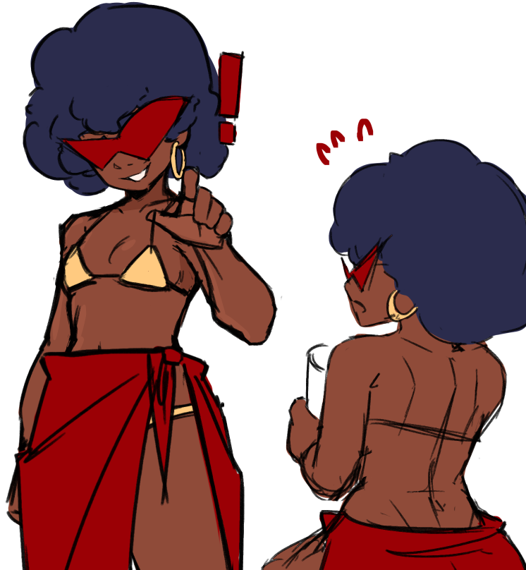 AdHadd_art's tweet photo. I love sarongs, they’re so cool https://t.co/kDbk25cI1Q