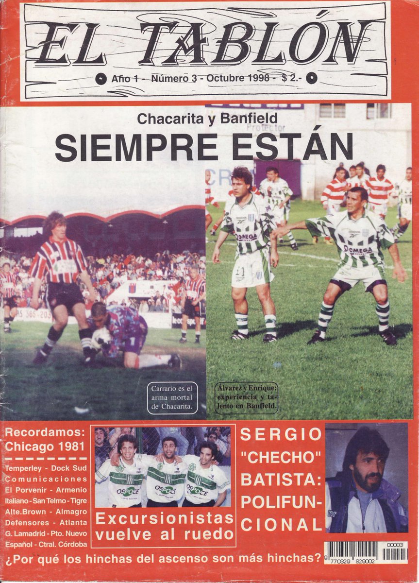 PEDRO_MINGO's tweet photo. Colección completa de la 
Revista EL TABLÓN

Son 32 números (desde agosto de 1998 hasta junio de 2001).  Ideal para coleccionistas. https://t.co/TJdLI6woTW