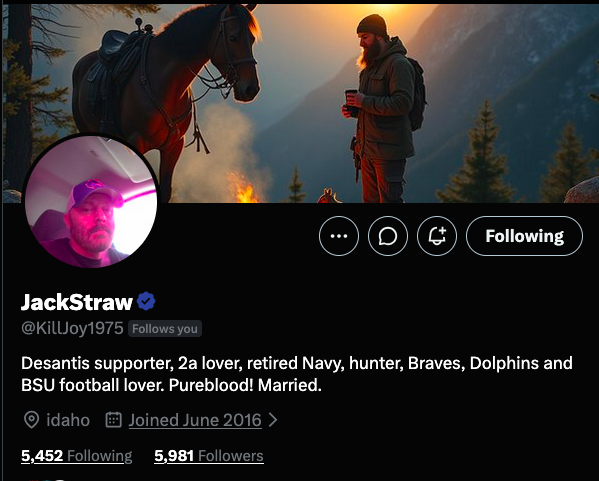 JayJosephVet's tweet photo. A US Navy Veteran is looking to expand their support system and connect with more friends:

@KillJoy1975 

Let's come together and make a difference in their journey! https://t.co/dWpX2s5gPX