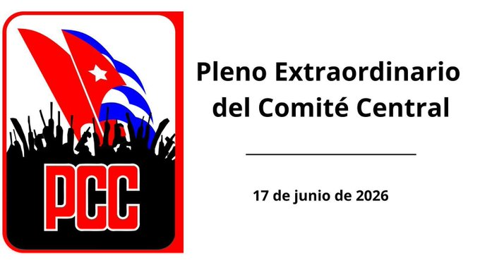 CubanWindow's tweet photo. Tomorrow June 17 will take place the Extraordinary Plenary Session of the Central Committee of the PCC, to evaluate transformation proposals recently outlined in statements to the press by the cuban president @DiazCanelB. 🇨🇺 https://t.co/oOMY3lEkez
