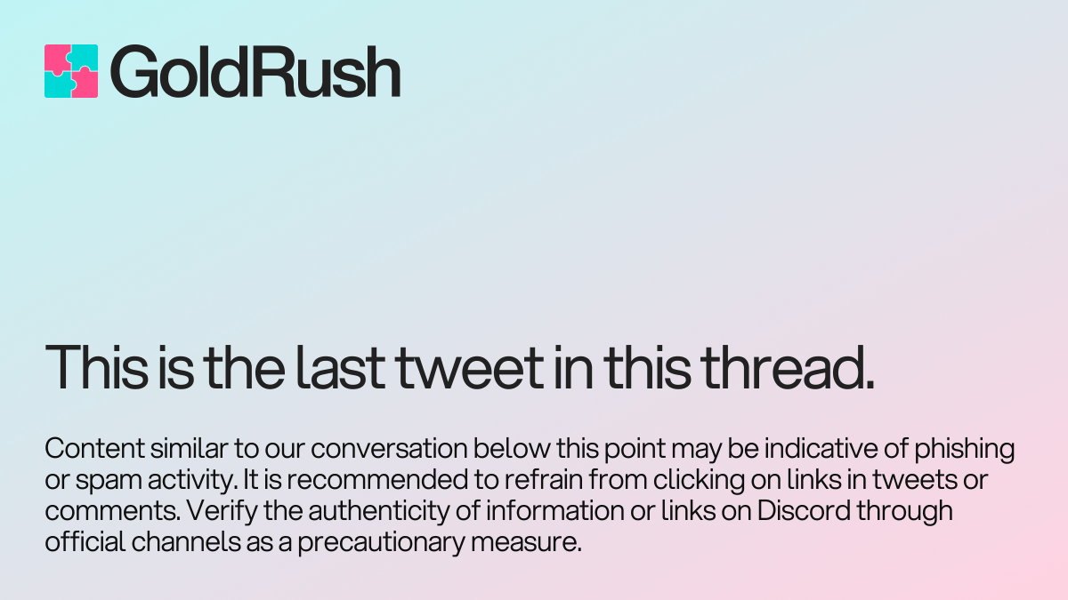 GoldRush - powered by Covalent tweet media