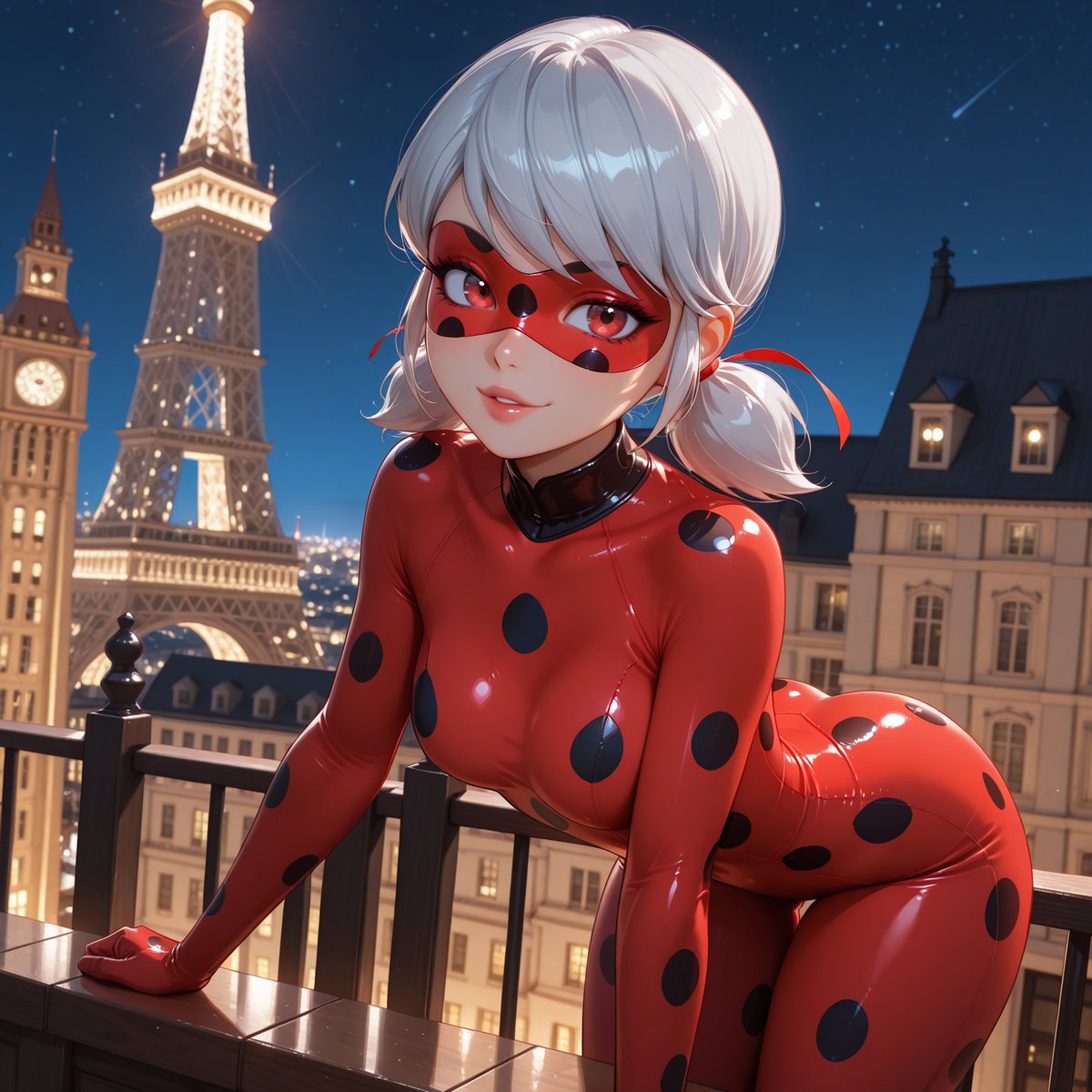 Waifu4Nights's tweet photo. Paris gave me something unexpected… a new favourite hero. 🐞
Maybe I understand her a little better now.
A girl with a secret. A city to protect. A heart full of courage.
Sounds familiar. 😏🤍
#miraculousladybug #cosplay #animecosplay #animegirl #ladybugfanart https://t.co/Radx0rvRFs