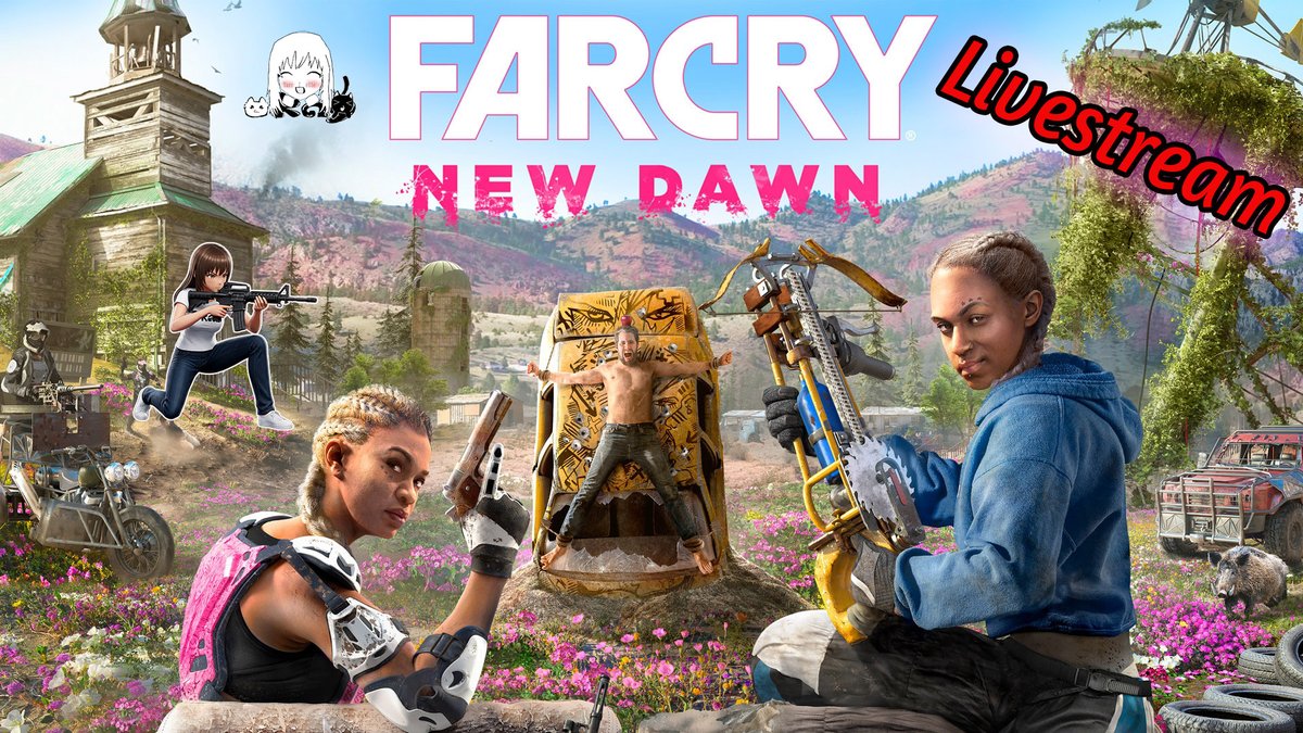 YarrielleOG's tweet photo. My 1st Time Playthrough of Far Cry New Dawn - LIVE! You can watch at https://t.co/W8oJX7gQxQ or https://t.co/uq7aIbmFs1 Thanks for your support! #YouTube #Twitch #streaming #farcrynewdawn #livestream #farcry #1sttimeplaythrough https://t.co/D0kIsQGhTp