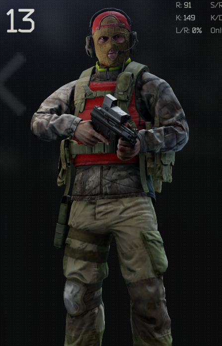 HChakaa's tweet photo. absolutely insane scav loadout https://t.co/11MNAGGqi3