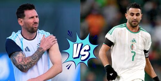 NFR2026's tweet photo. 🏆 Argentina 🇦🇷 vs Algeria 🇩🇿 ⚽

Who wins this World Cup showdown? 🔥

❤️ Argentina
👍 Algeria
😮 Draw
Drop your prediction below! 👇
#Argentina #Algeria #WorldCup2026 #Football @FIFA_CUP_2026 https://t.co/aK9wbpOweP