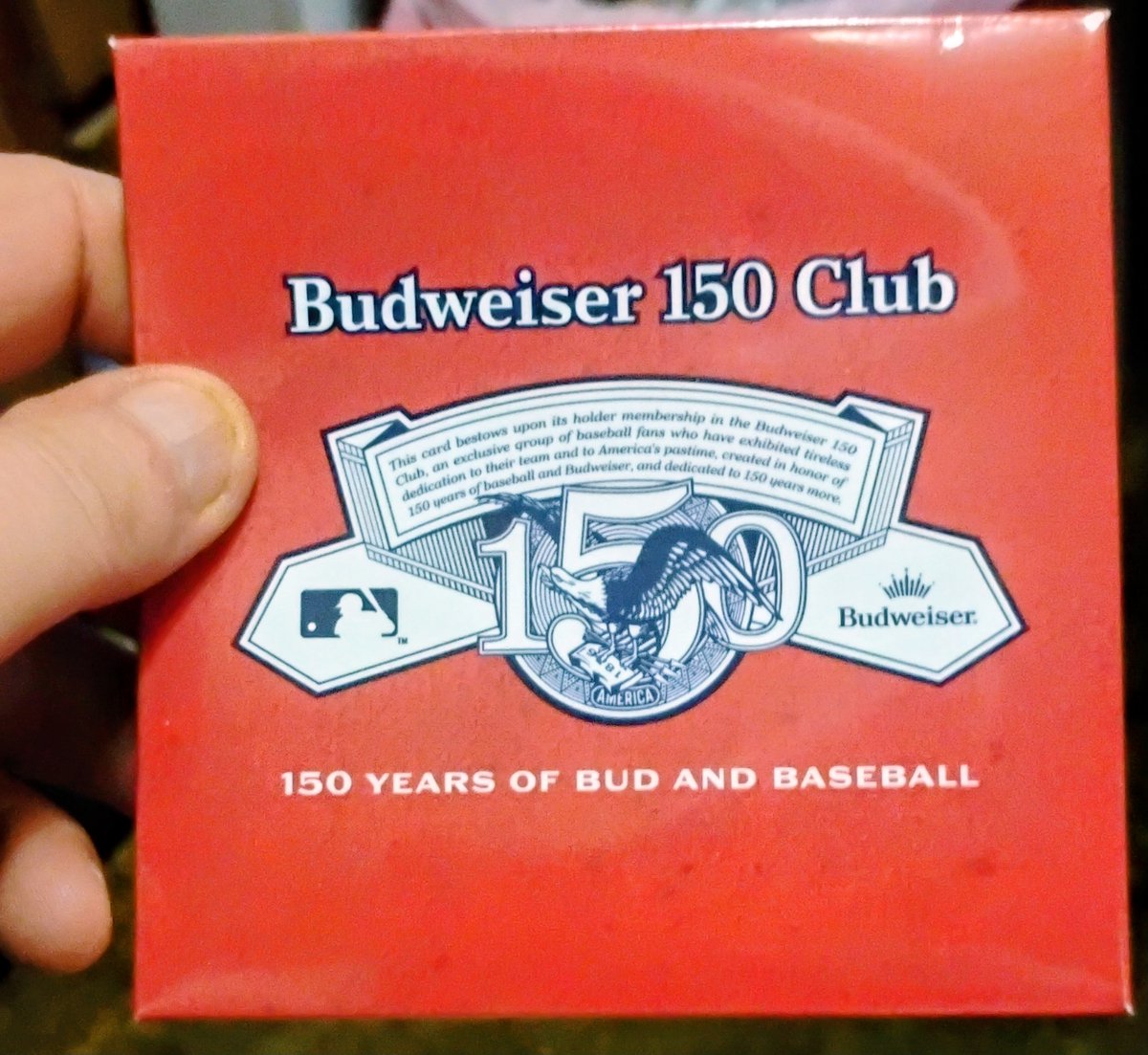 Speedpro1963's tweet photo. @budweiserusa Thank you for including me in #Budweiser150Club https://t.co/S9IWCrynhH