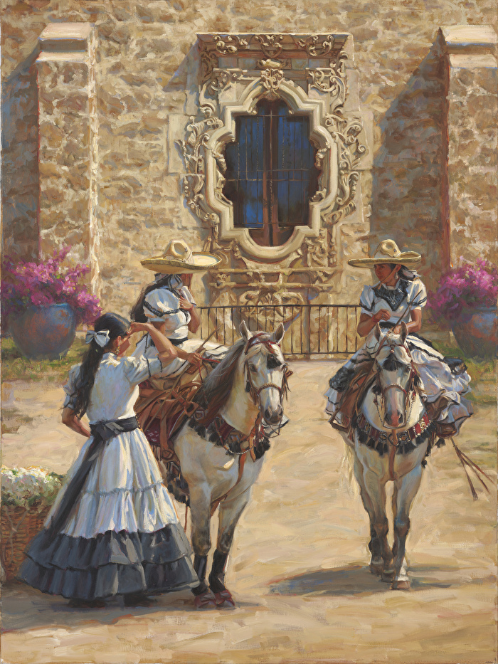 MexCathAes's tweet photo. Escaramuzas Mexicanas 🇲🇽

Obra de Gladys Roldan-de-Moras. https://t.co/2W9FiSF3Ap