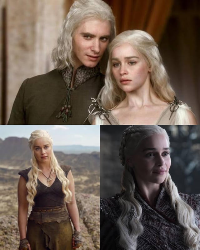 Teslimatttt's tweet photo. Am I dreaming or did Daenerys look way more "exotic" and other-worldly in season 1? The later seasons have a very hollywoodish feel. Can't really put my finger on it but something doesn't feel right. https://t.co/kmbGm4cVIn