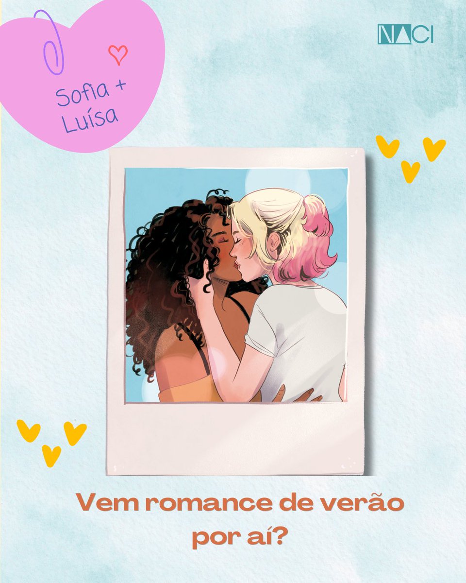 EditoraNaci's tweet photo. Pra quem AMA um romance sáfico e tá com fomo de Girls like girls a Naci vem com um novo romance quentinho pra vocês. 

Em Só por um verão, das @gbbaldassari, vamos ter Luísa e Sofia, amigas de infância, que descobrem que podem ser mais que amigas 👀 https://t.co/kPIUhsplfI
