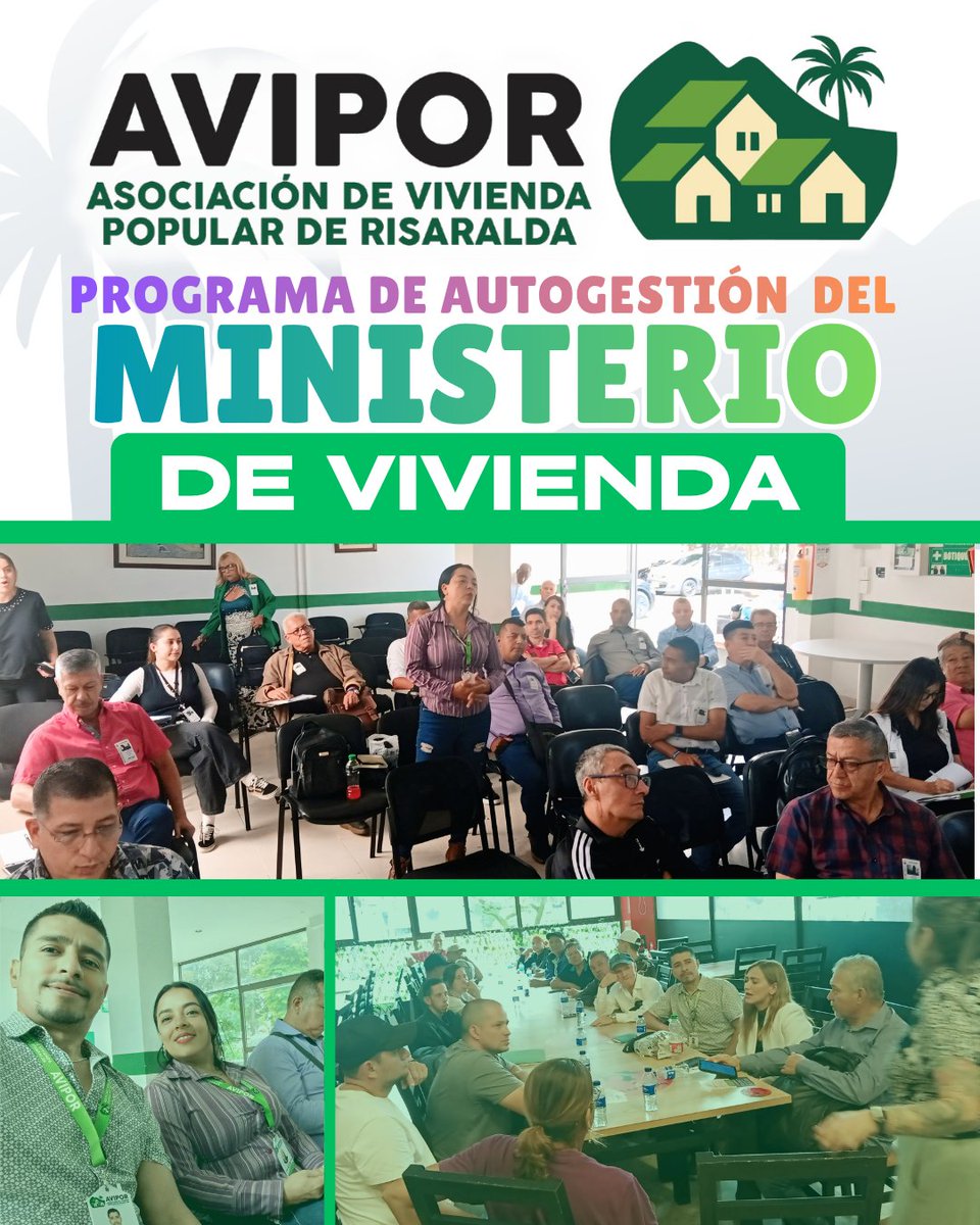 Avipor_'s tweet photo. Avipor da la bienvenida al Ministerio de Vivienda por su programa de "Autogestión", por los avances sobre el decreto 0585 y los lineamientos que se imparten desde el gobierno Nacional, que ejecutarán los gobiernos locales, con las diferentes instituciones y asociaciones de... https://t.co/7Tq8sfcq3U