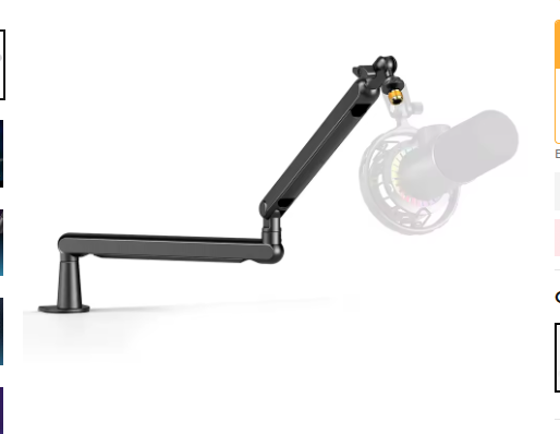 techdeals_AM's tweet photo. ارم ستاند 
FIFINE Premium Metal Low-Profile Adjustable Boom Arm Stand with Sturdy Construction, Cable Managementfor Microphones - BM88

https://t.co/I1C1yxsfNV

السعر 195 ريال بدون الخصم بعد الخصم 175 ريال كود الخصم GCCMS2 https://t.co/rLd5gxNp30