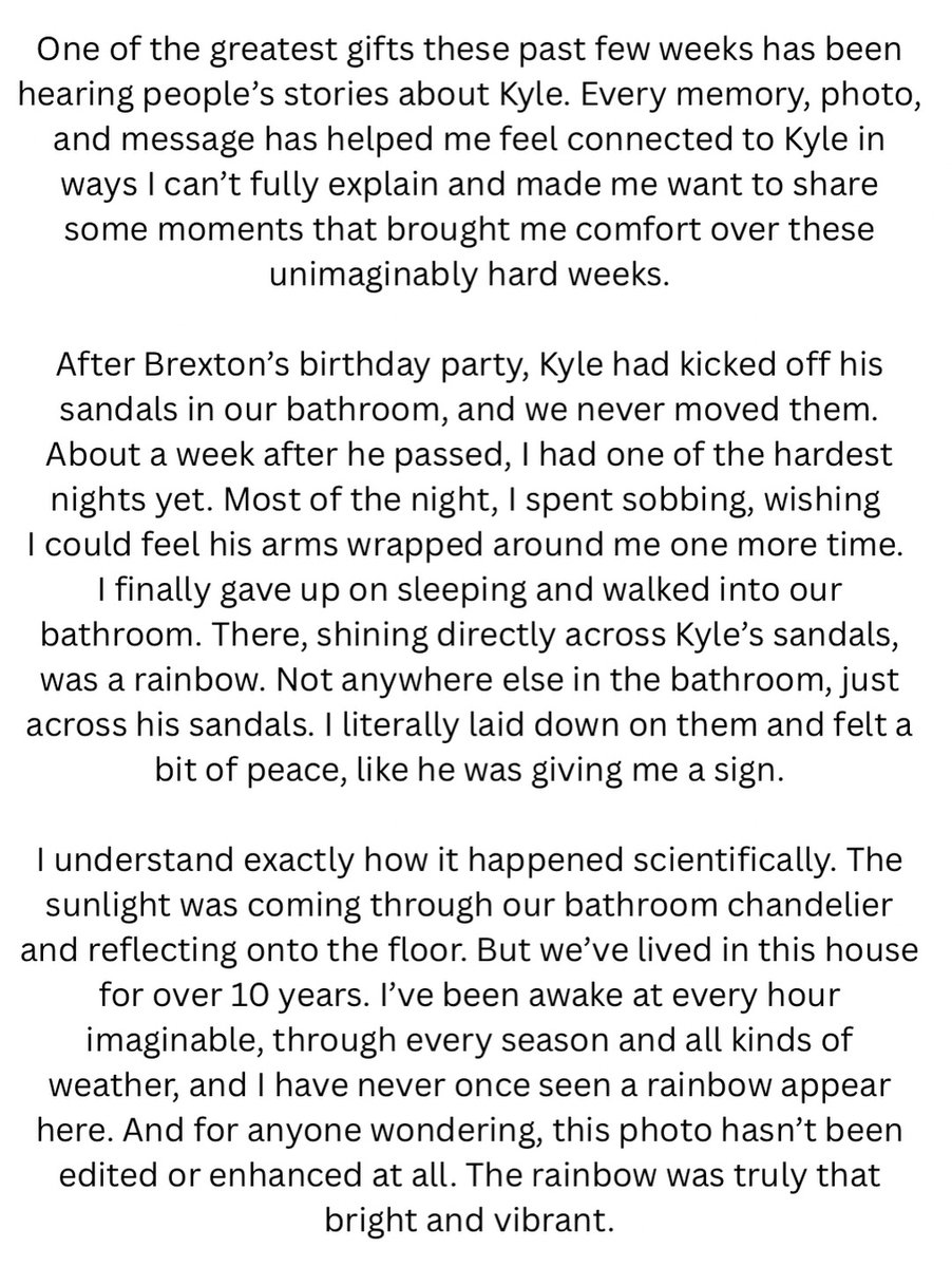 joe_srigley's tweet photo. From Samantha Busch on Instagram: "One of the greatest gifts these past few weeks has been hearing people's stories about Kyle. Every memory, photo, and message has helped me feel connected to Kyle in ways I can't fully explain and made me want to share some moments that brought me comfort over these unimaginably hard weeks."

#NASCAR