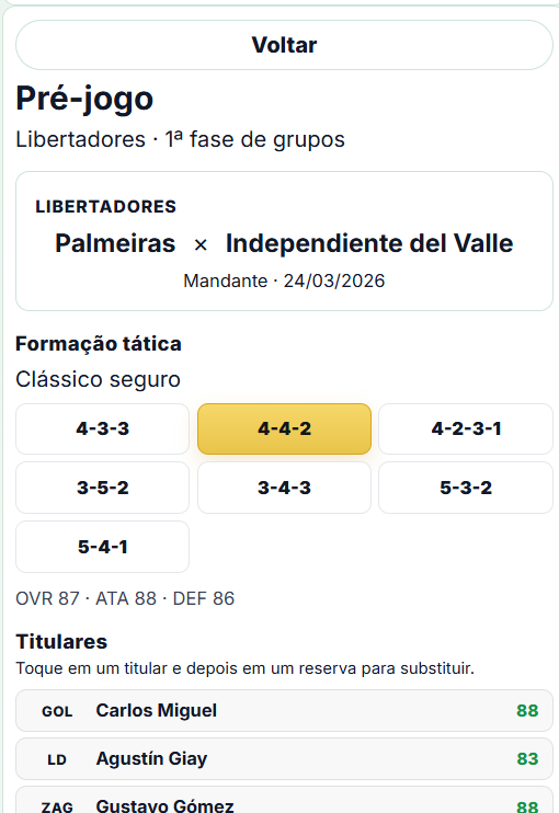 LDorti's tweet photo. ATUALIZAÇÃO 6.0 COM MODO TREINADOR ( ESTILO BRASFOOT )

https://t.co/PuTiVDMbaB

JOGUE COM SEU TIME DO CORAÇÃO ATUALIZADO 2026, BRASILEIRAO SERIE A, B, C E D! LIBERTADORES E SULAMERICANA!

COMPARTILHEM! AJUDA A CHEGAR PARA TODOS! https://t.co/pTDLUQJRQc